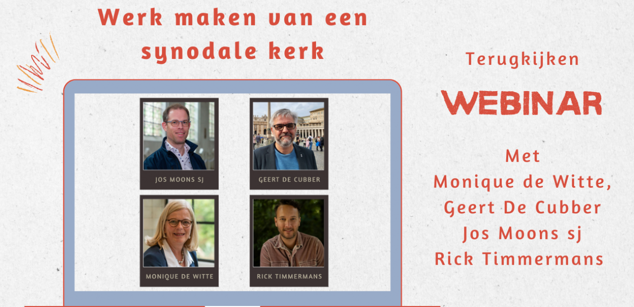 Webinar terugkijken | Synodaliteit: waar staan we nu – en hoe verder?